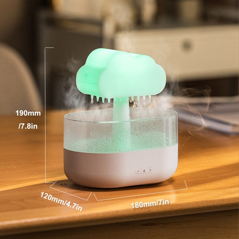 Rain Cloud Humidifier Creative Rain Cloud Humidifier Zen - Temu