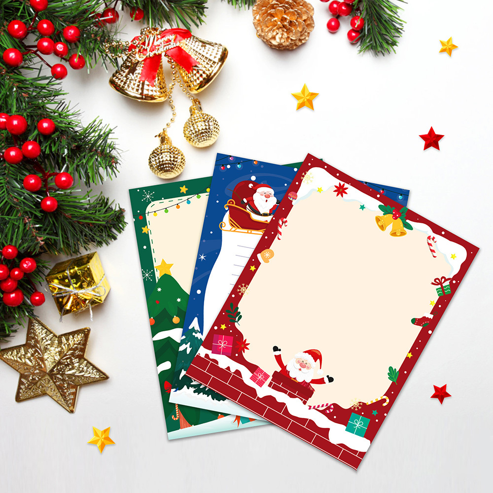 Christmas Writing Paper With Decorative Borders