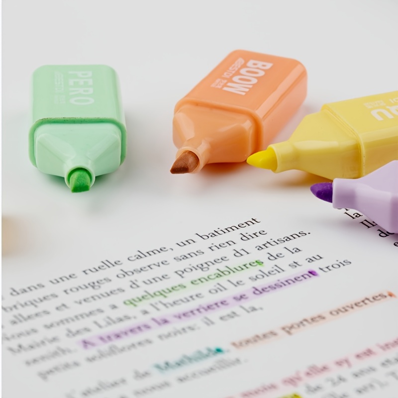 highlighters midliner pens highlighter pen stationery pens for school  supplies colorful pens cute Office School Markers