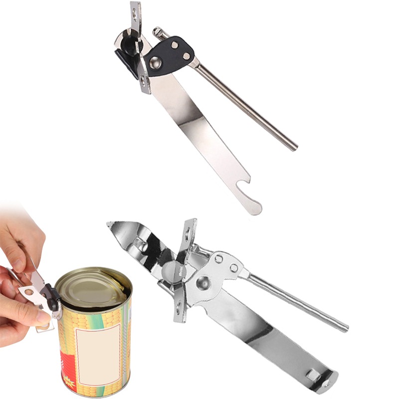 Multifunctional Stainless Steel Manual Can Opener For Outdoor Camping And  Picnic For Easy Opening Of Cans, Bottles And Jars - Temu