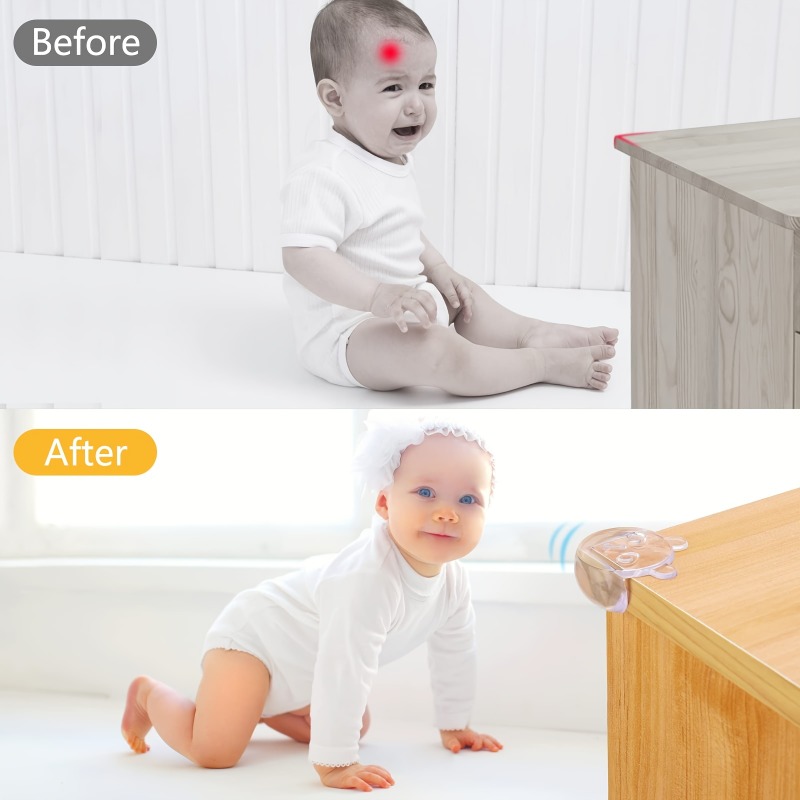 Baby & Child Safety Corner Protectors - Keep Your Furniture & Coffee Tables  Safe & Clear Of Sharp Edges! - Temu