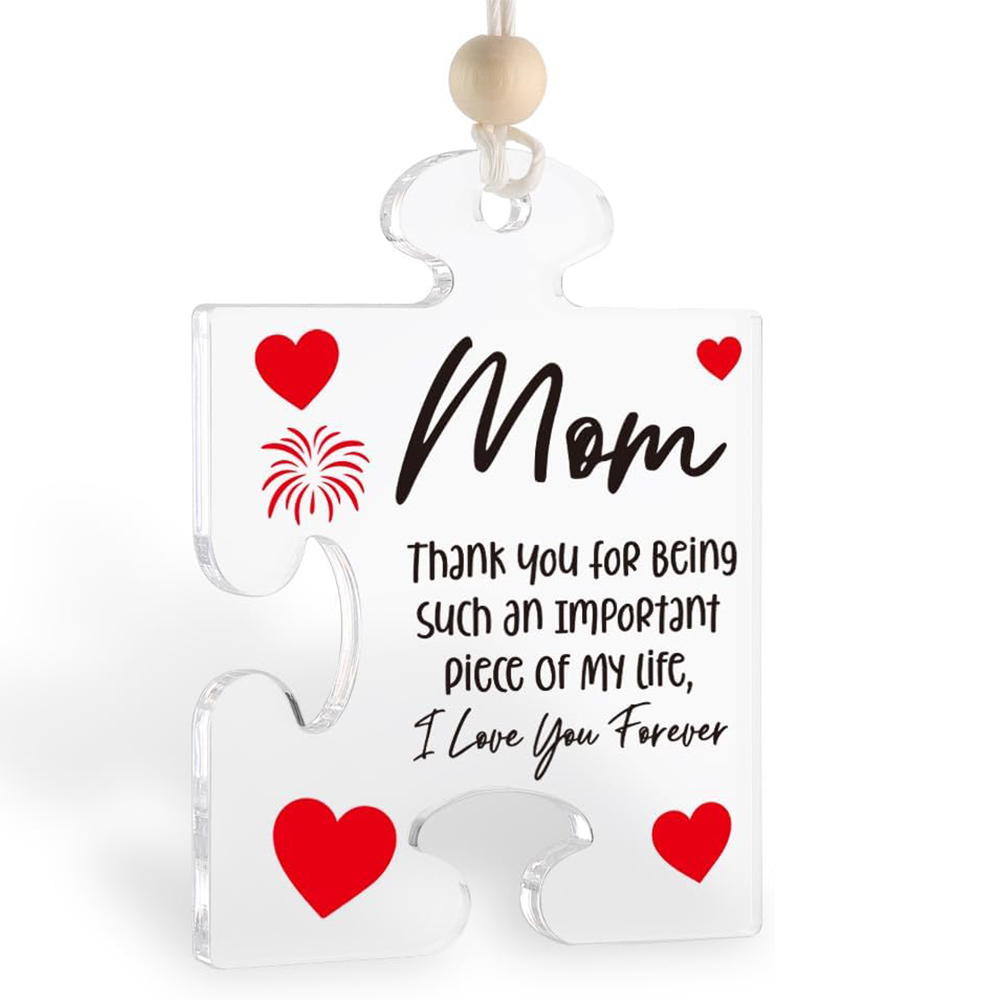 Acrylic Puzzle Plaque thank You Mom Gifts From Daughter For - Temu