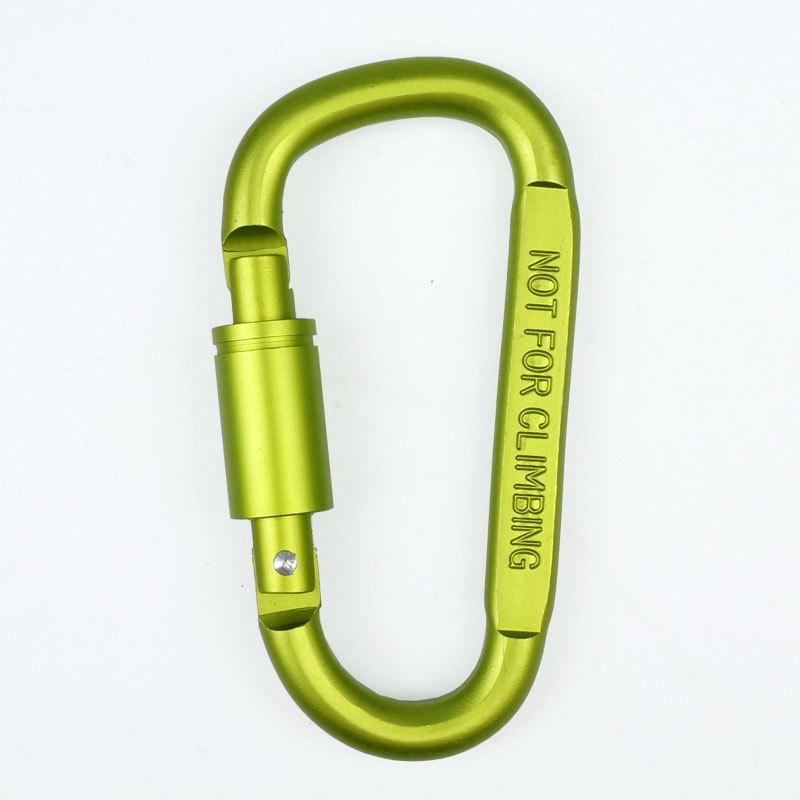Maidezhi D Type Keychain Carabiner Aluminum Spring Hook Buckle Backpack  Hanging Buckle For Outdoor Camping Hiking, Don't Miss These Great Deals