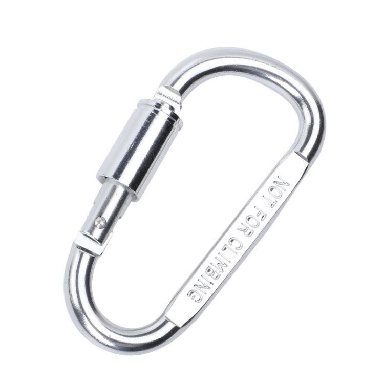 Maidezhi D Type Keychain Carabiner Aluminum Spring Hook Buckle Backpack  Hanging Buckle For Outdoor Camping Hiking, Don't Miss These Great Deals