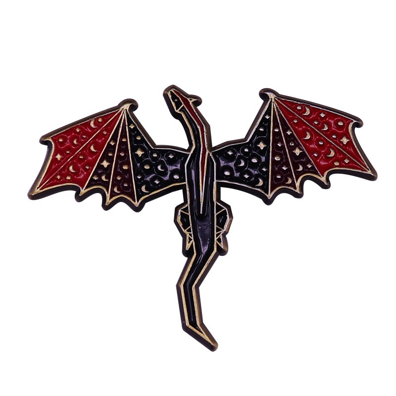 Flying Dragon Brooch, Creative Hot-selling New Style Accessory, Flying Dragon Alloy Brooch Badge