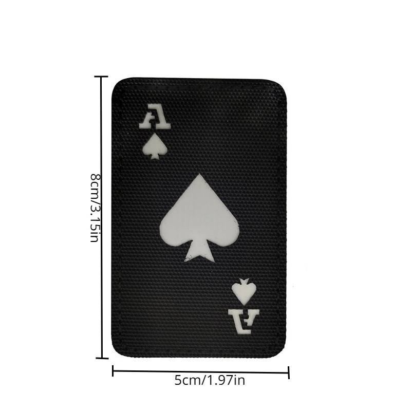 Ace Of Spades Patch Death Card Parche De Moral Para Equipo - Temu