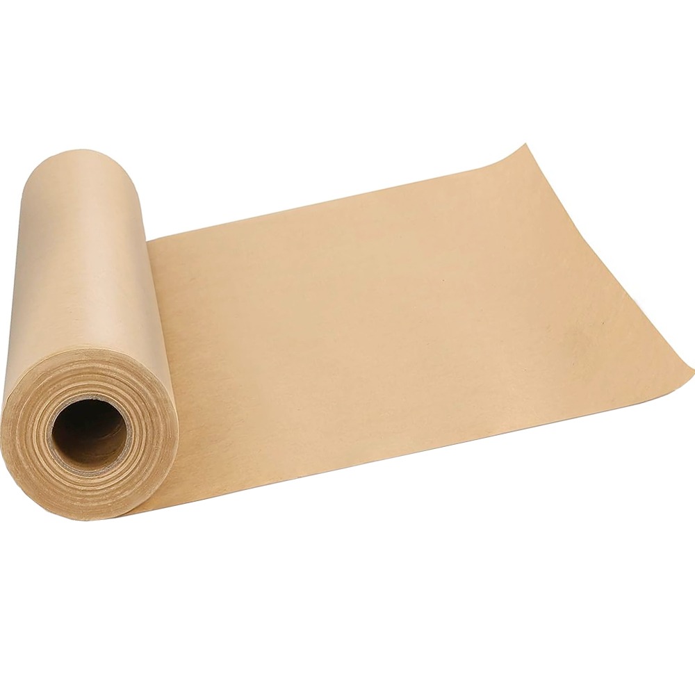 1pc Brown Kraft Paper Roll 100'x17.5 For Gift Wrapping, Wall Art