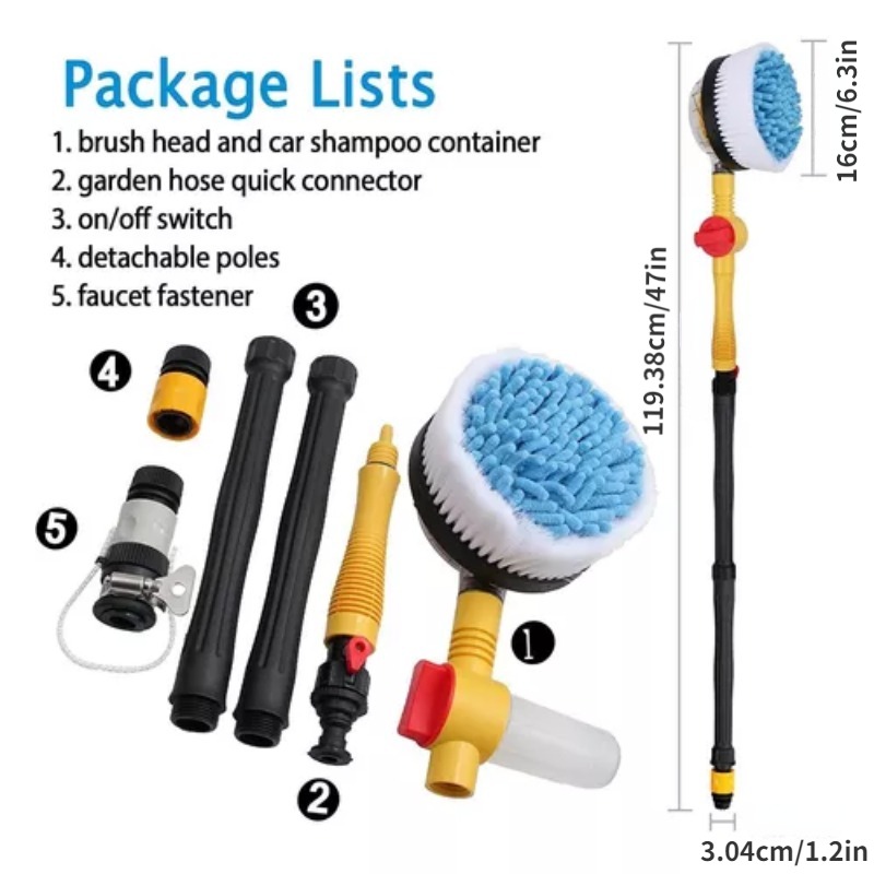 Cleaning Brush Multifunctional Soft Bristles Detachable - Temu