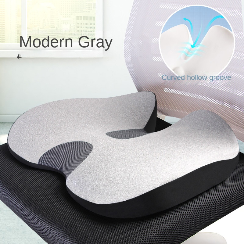 Memory Foam Seat Cushion Orthopedic Pillow Coccyx Office Chair Cushion  Support Waist Back Cushion Car Seat Hip Massage Pad Sets Multi-color Ns2