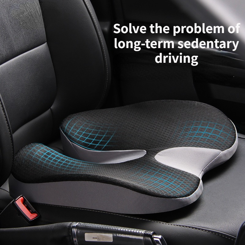 Comfort Car Pillows Long term Driving seat support Lumbar Support Back Pain  Pillow Memory Foam Massage