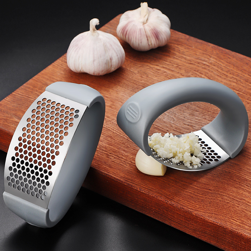 Garlic Press Rocker Stainless Steel Garlic Presser Garlic - Temu