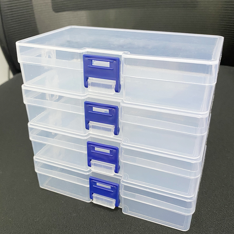 Home Sundries Beads Holder Organizer Storage Container Box Case 3pcs -  Blue,Clear,Orange - 5 x 2.6 x 1(L*W*H) - Bed Bath & Beyond - 18683850