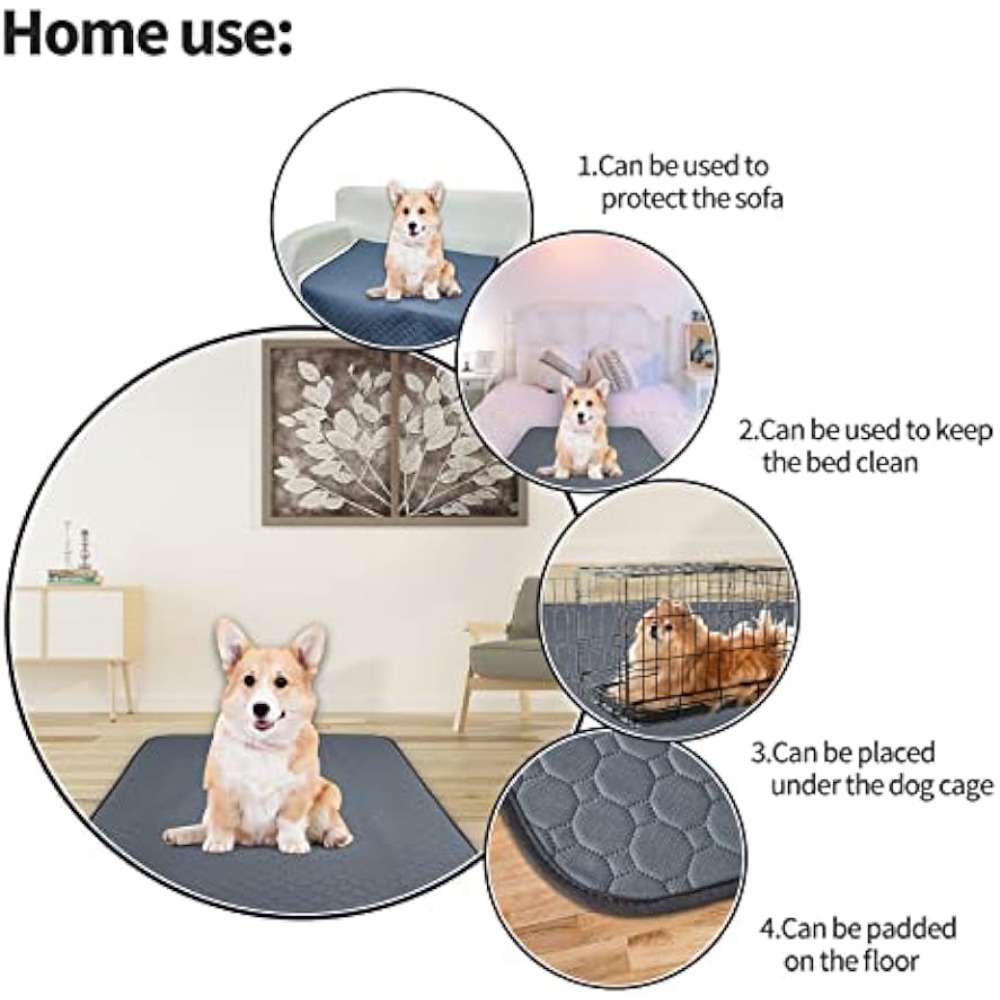 Reusable Non slip Pet Mat For Dogs And Cats Absorbent - Temu