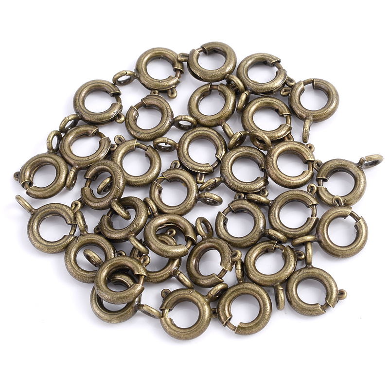 Nickel Plated Metal Buckle Open Jump Rings Key Ring With Key - Temu