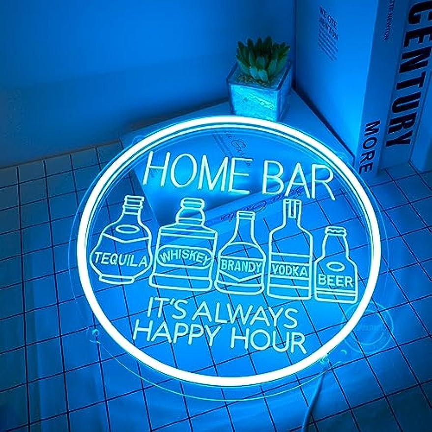 Bar Open 3D LED Neon Light Sign Beer Cocktails Wine Club Pub Man