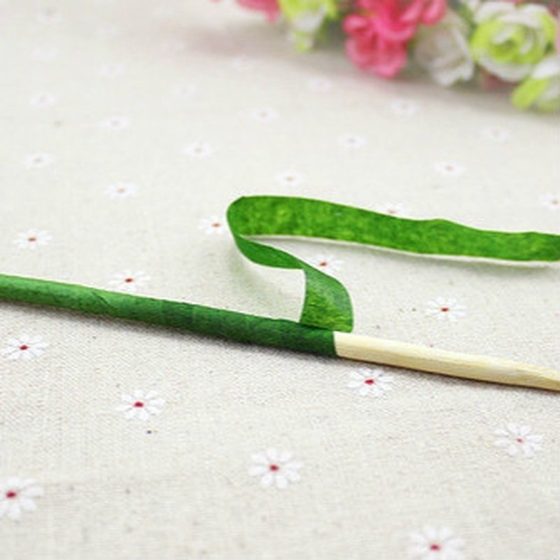 Self adhesive Green Paper Tape Floral Stem For Garland - Temu