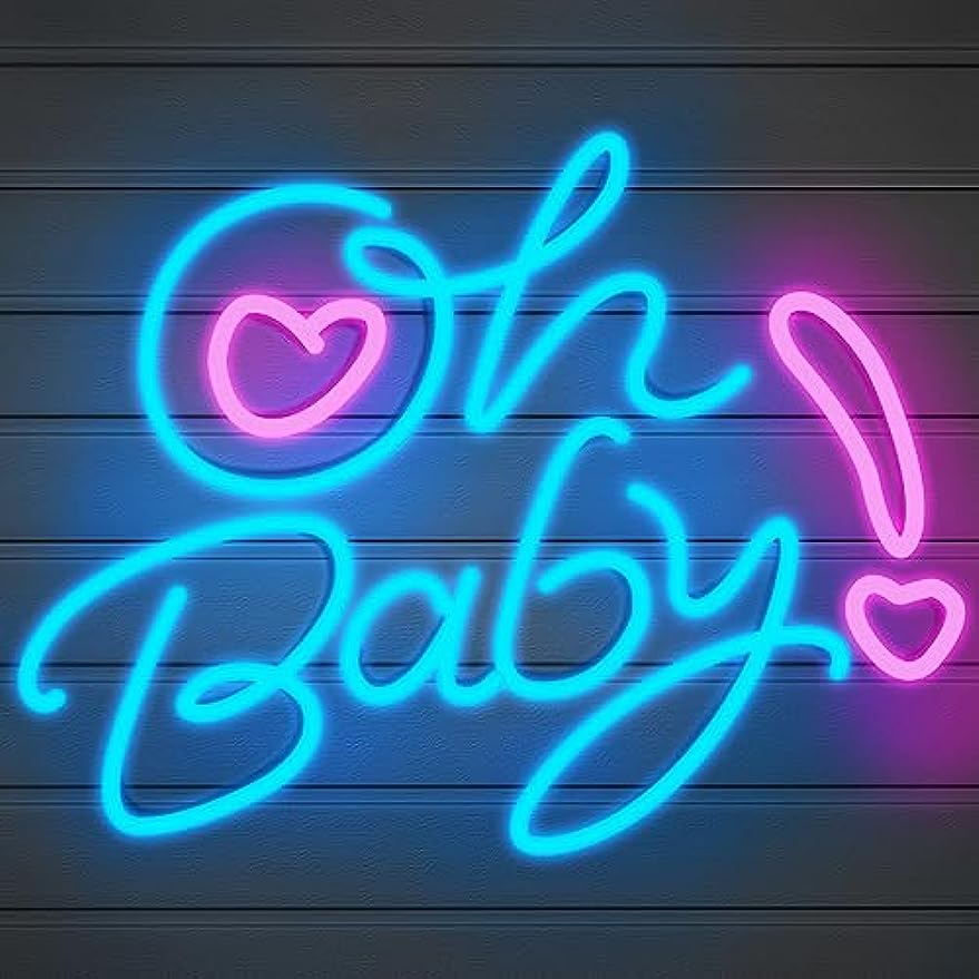 Number 1 Neon Sign Light Baby Birthday