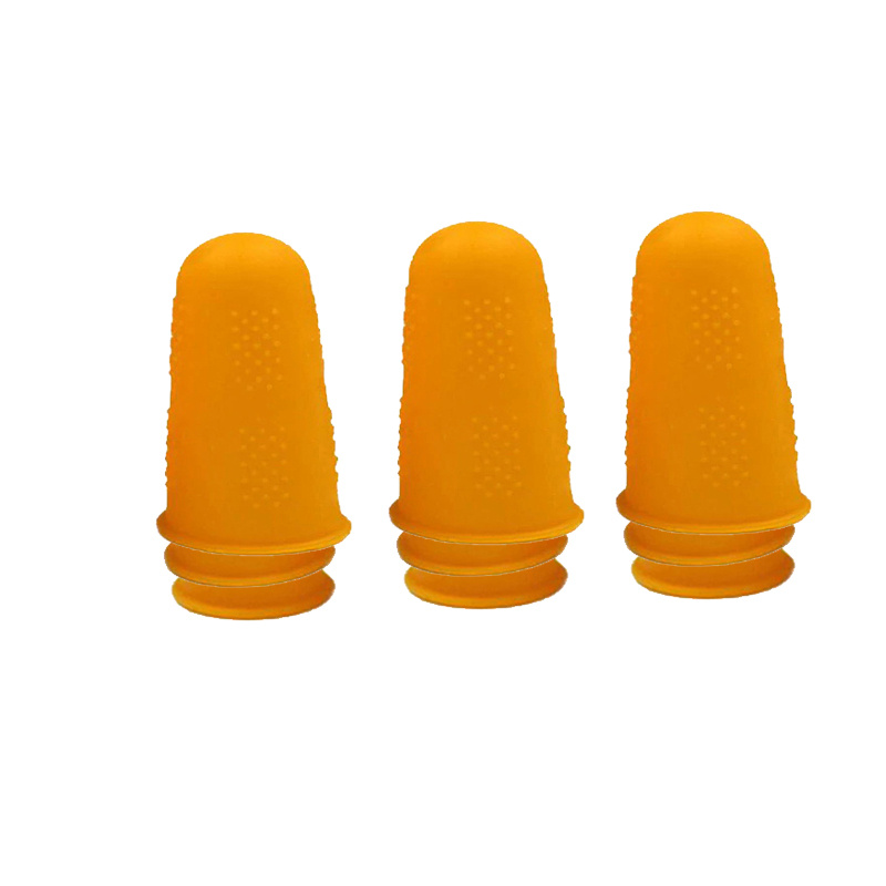 Finger Protectors,12 Pieces, Silicone Finger Protectors, 3 Sizes Rubber  Fingers Thimble Protectors Guard Tips Caps Pads Cover for Hot Glue Gun 