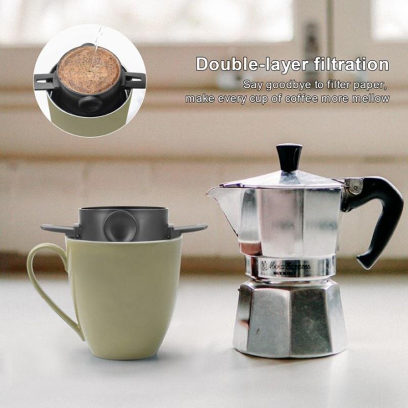 1pc Tragbarer Kaffeefilter Edelstahl Drip Kaffee Tee Halter - Temu