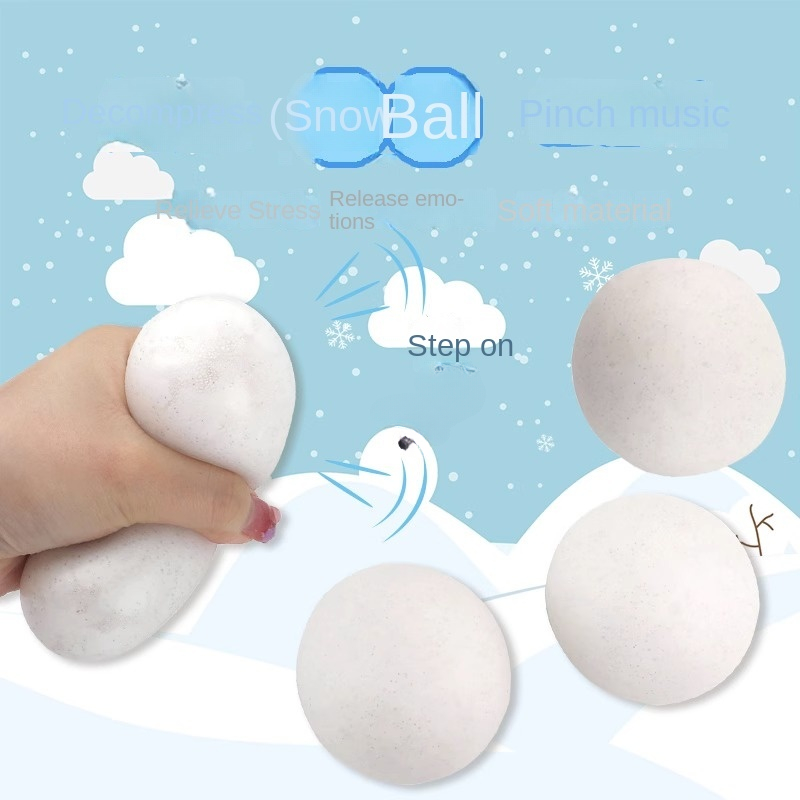 5 Cm Soft And Pinchable Imitation Snowball Indoor Snowballs For