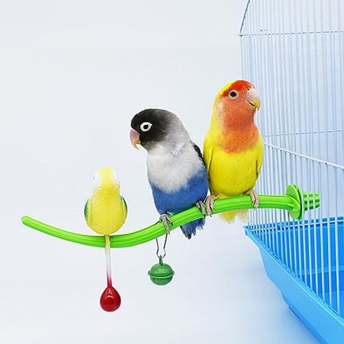 Support de jeu pour perroquets, jouet pour oiseaux, nid pour perruches