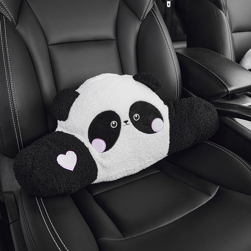 Adorable Cat Car Neck Pillow Cartoon Cat Head Car Headrest - Temu