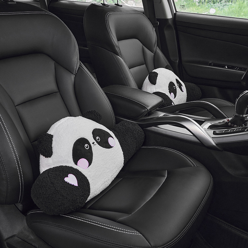 Auto Kopfstütze Lenden Niedlichen Cartoon Auto Nackenstütze Kissen Kissen  Auto Innen Chinesischen Stil Panda Auto Liefert - Temu Germany