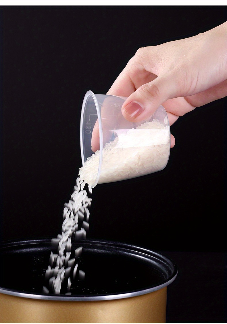 2Pcs 160ml Rice Measuring Cup Plastic Kitchen Rice Cooker Accessory  Supplies Mug