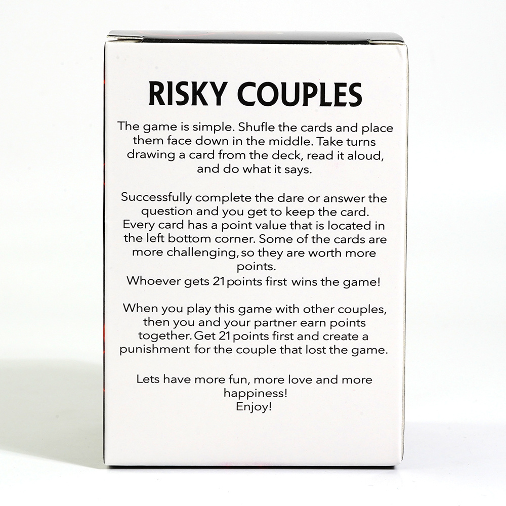 Giochi per coppie, gioco divertente e romantico per la serata di coppia con  starter di conversazione, giochi flirt e sfide cool - scegli tra carte