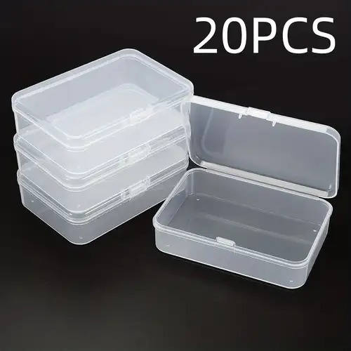 Mini Plastic Box Rectangular Box Translucent Box Packing Box Storage Box  Dustproof Durable Strong Jewelry Storage Case Container - Temu