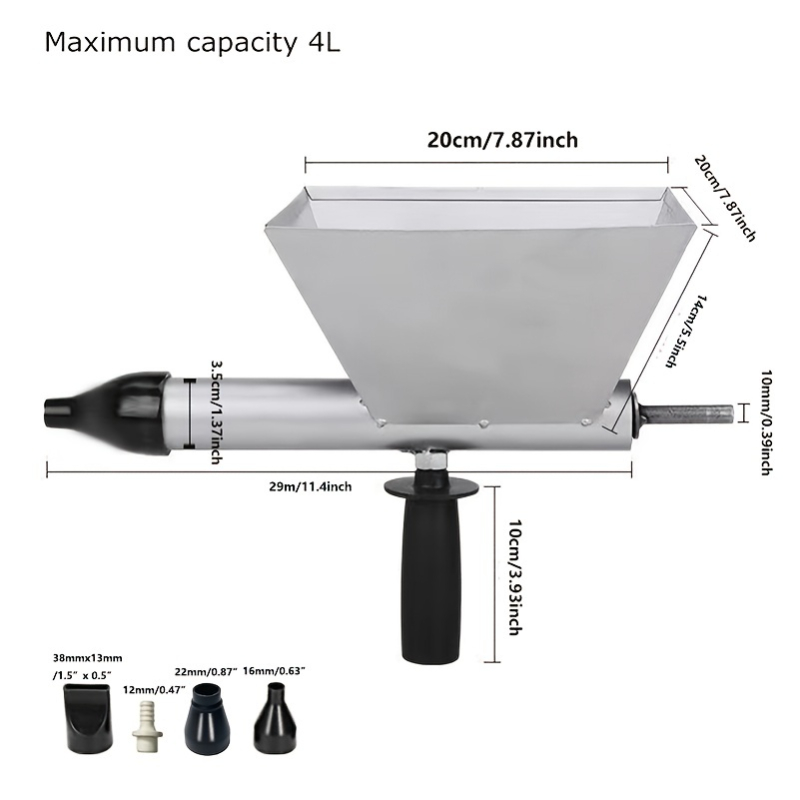 US High Quality Stainless Steel Cement Wall Sewing Gun with Metal