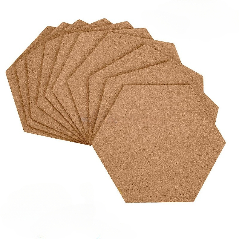 x  Large Size Creative Hexagonal Self adhesive Cork - Temu