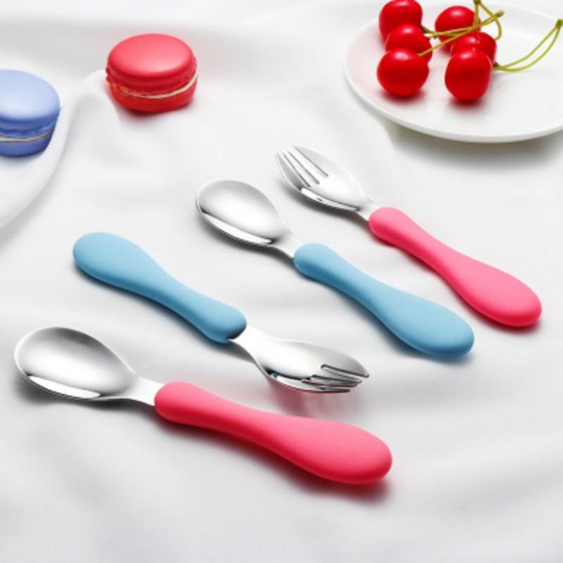 Spoon Forks Box Cutlery Portable Baby Feeding Utensils Baby Spoons Baby  Tableware Set For Restaurants - Temu