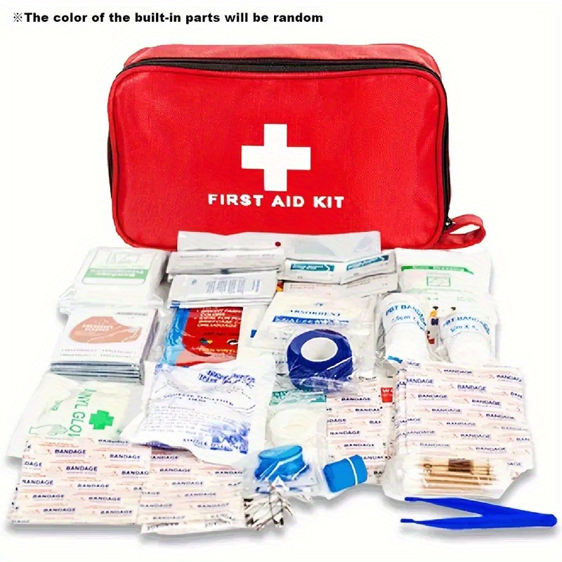  Kit médico de primeros auxilios multiusos – 148 piezas –  portátil y compacto para viajes, ideal para el hogar, coche, lugar de  trabajo y emergencias al aire libre : Salud y Hogar