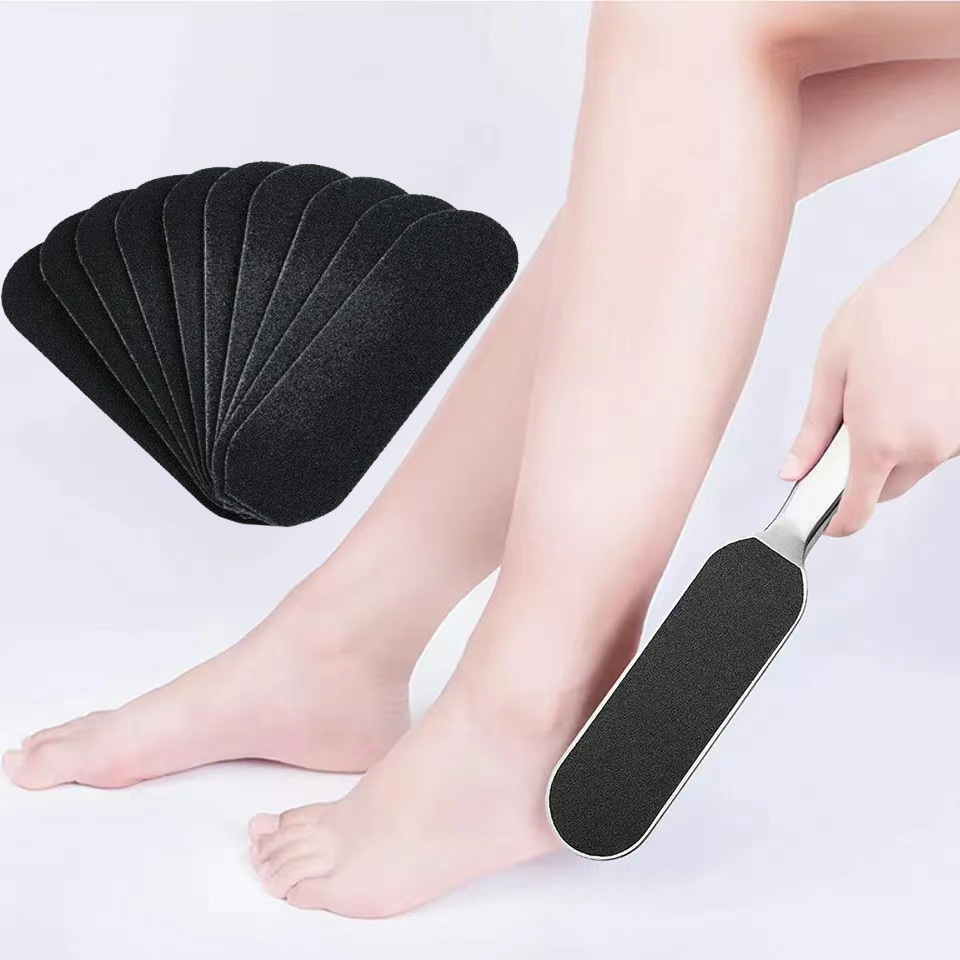 

Foot File Callus Remover Stainless Steel Foot File Foot Scrubber Feet Rasp Double Side Dead Skin Remover Foot Scraper Foot Sander Foot Care Tool With 10 Pcs Sandpaper