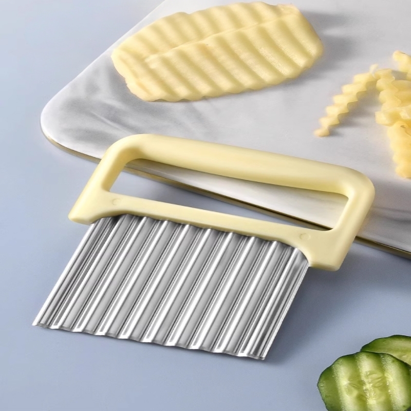 ln9195】 ティブ 漫画 波型 ポテトカッター | 速攻で省力 鋭利な