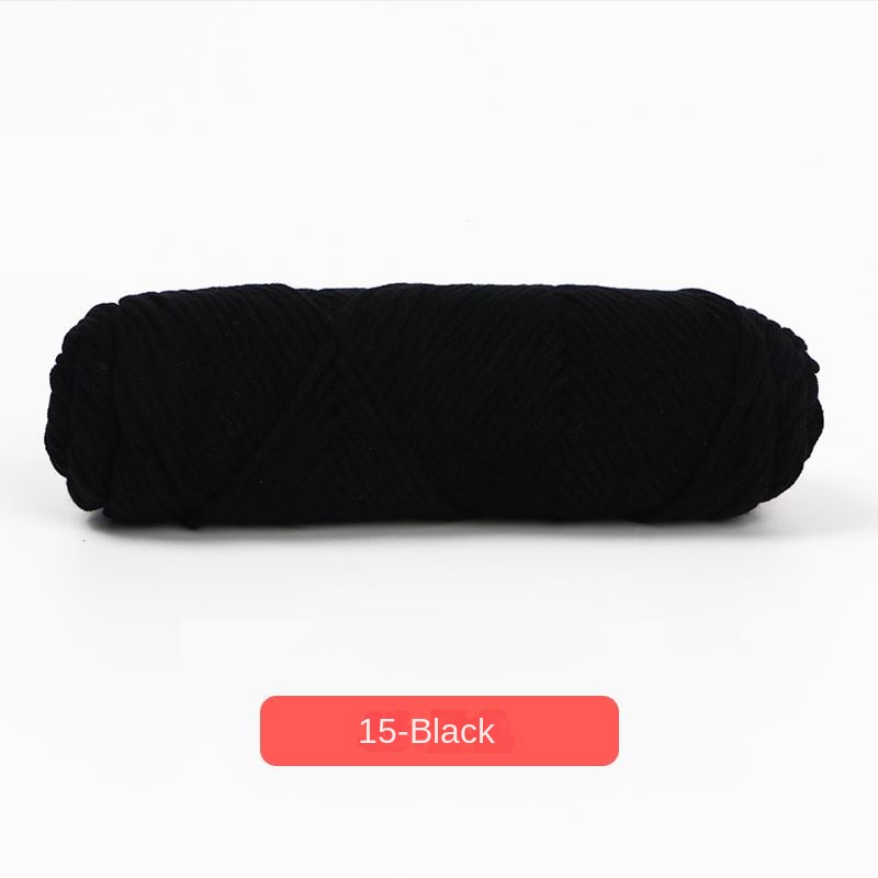 Adorainbow 1 Roll DIY Filling Yarn Bag Knitting Yarn Black Yarn  for Crocheting Yarn Black Knitted Throw Tshirt Yarn Cotton Knit Throw  Blankets T Shirt Knit Yarn White Cat Nest Polyester