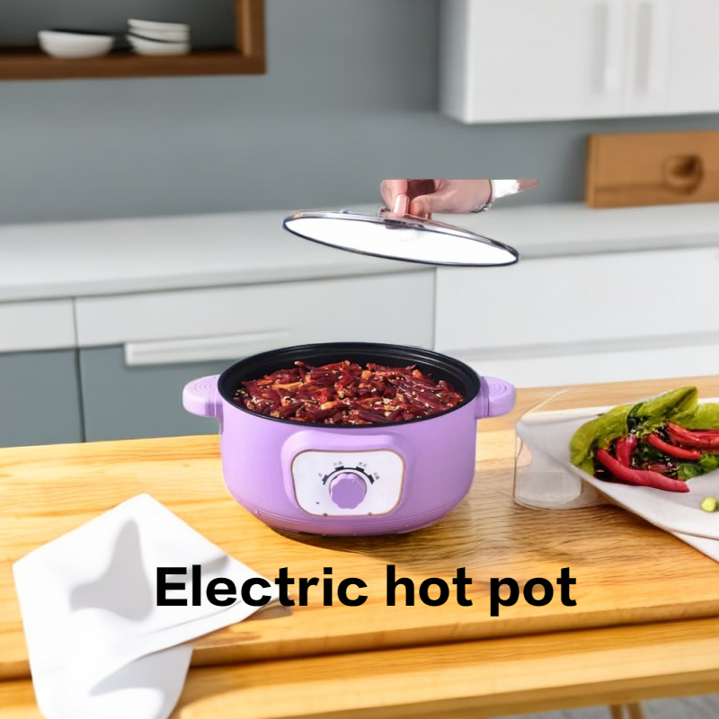 1pc Cocina Eléctrica Olla Caliente Eléctrica Integrada Olla - Temu