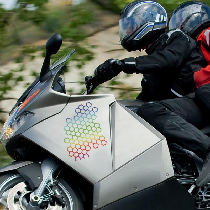 Personalisierte Waben Elektro Motorrad Aufkleber Helm - Temu Austria