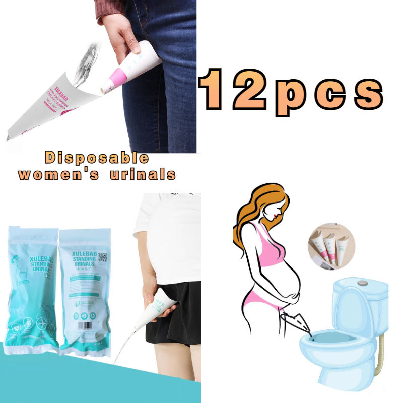 12PCS ROUGE VIOLET] Urinoir femme portable pipi-stand réutilisable