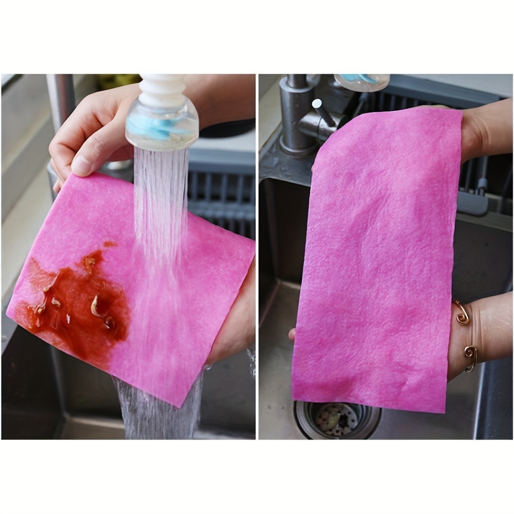 8PCs Microfiber Cleaning Cloth Dishtowel Multifunctional Reusable Kitchen  Towels