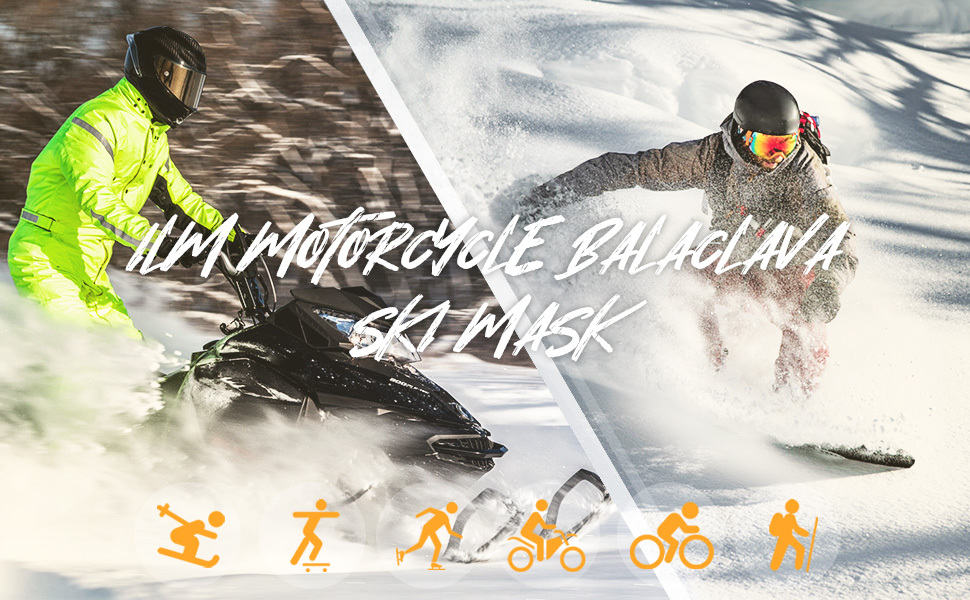 NITAIUN 4 Pièces 2 Trous Cagoules, Cagoules de Visage de Sport Complet,  Noir Lycra Masque, Respirant Souple Cagoule Balaclava, Ski Moto Vélo  Masque, Cagoule Masque pour Homme Femme (4 Pièces) : 