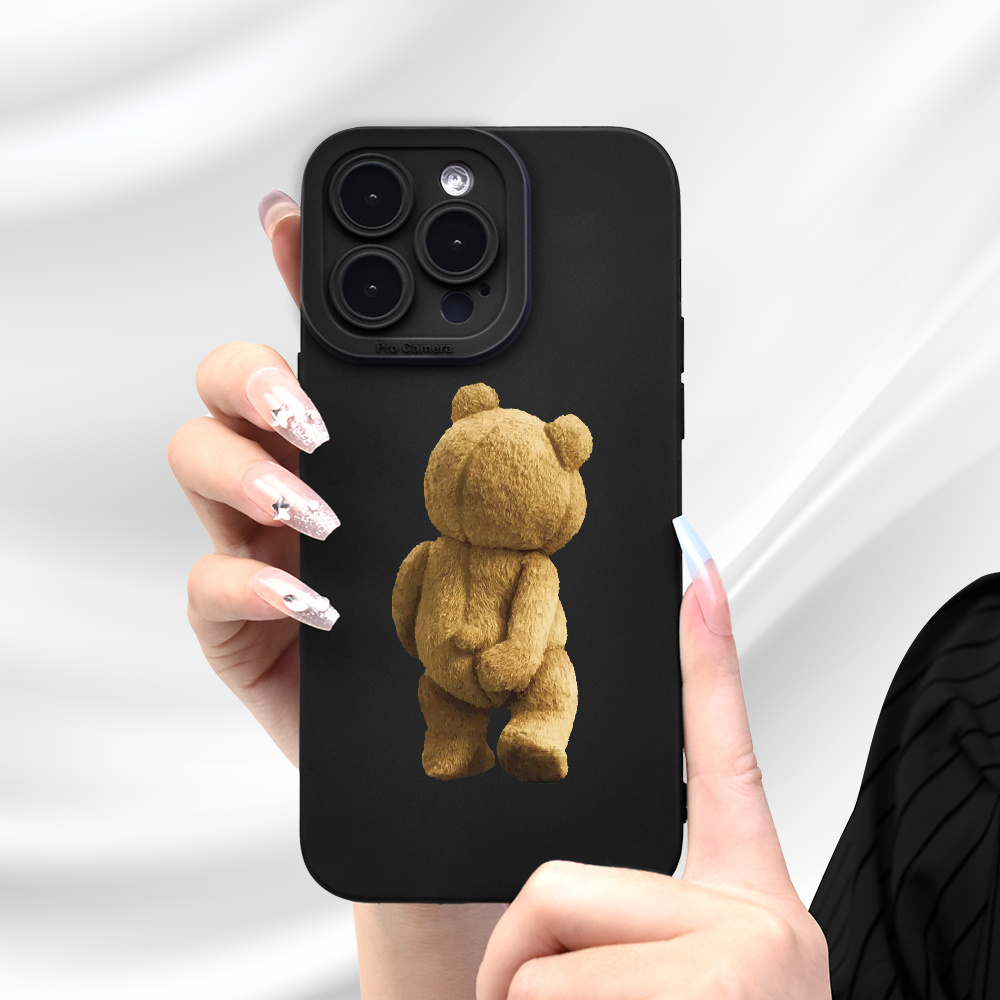 

Coque De Téléphone Souple Avec Impression UV Teddy Bear, Protection Complète À 360 Degrés Pour IPhone11 12 13 14 15 Pro Max/Ultra XR X/XS 7 8 Plus SE Mini