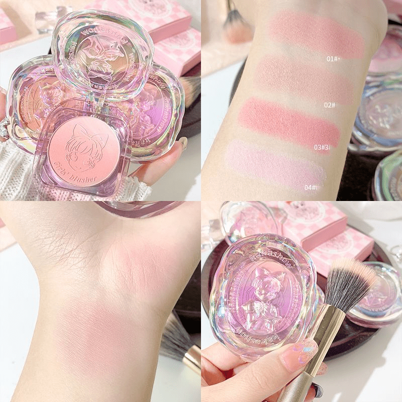 Girly Blush Palette 2 In 1 Natural Waterproof Matte