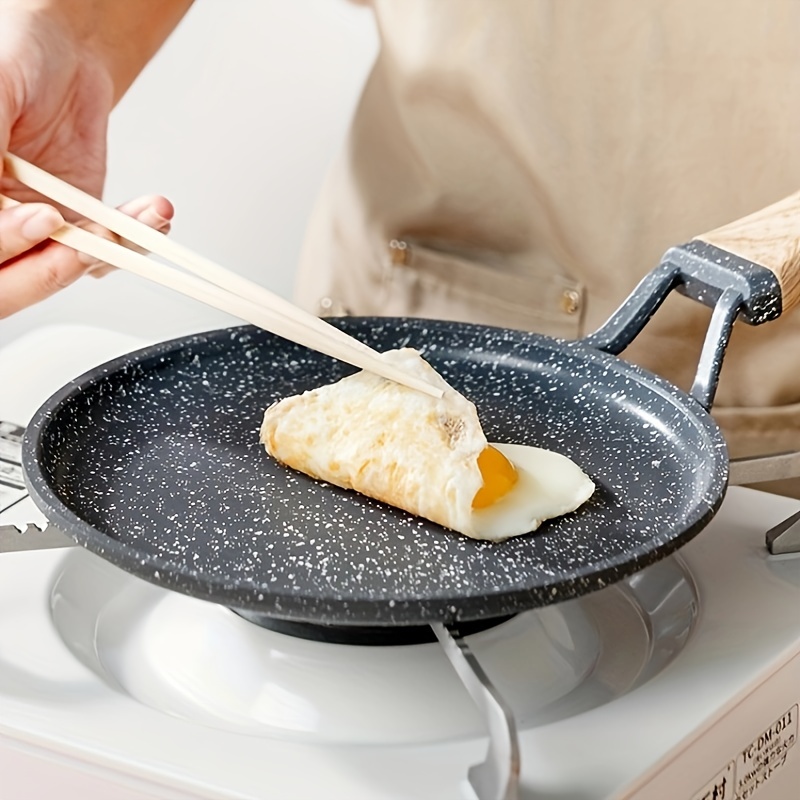 Non-stick Frying Pan Stone Wok, Pancake Egg Steak Frying Pot Pizza Pancake  Pans Cooking Tools Wok - Temu