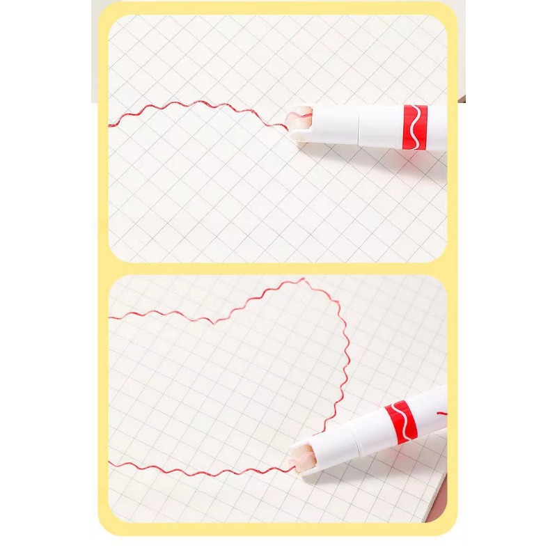 Quick drying Colorful Curve Highlighters Cute Pattern - Temu