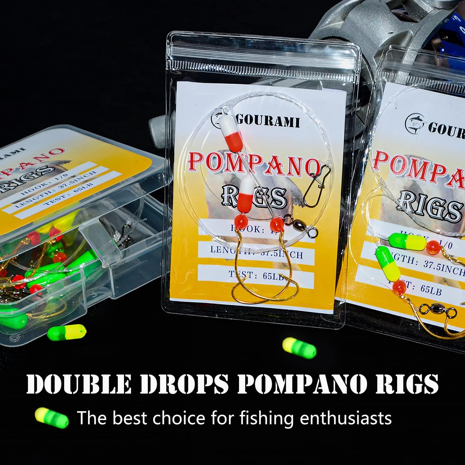Saltwater Pompano Rigs Surf Fishing Double Drops - Temu