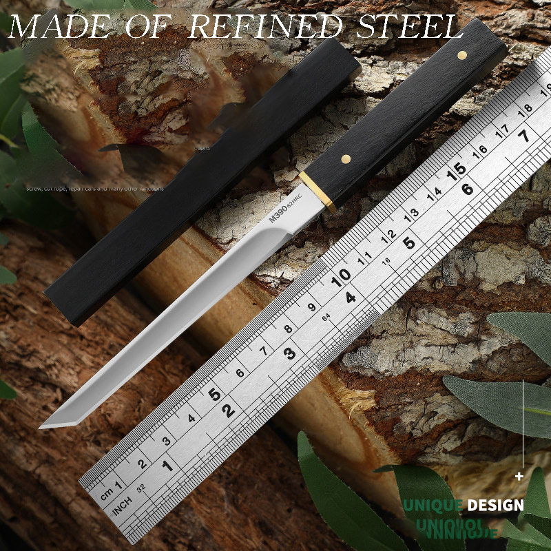 Portable M390 Blade Eating Meat Knife With High Hardness For