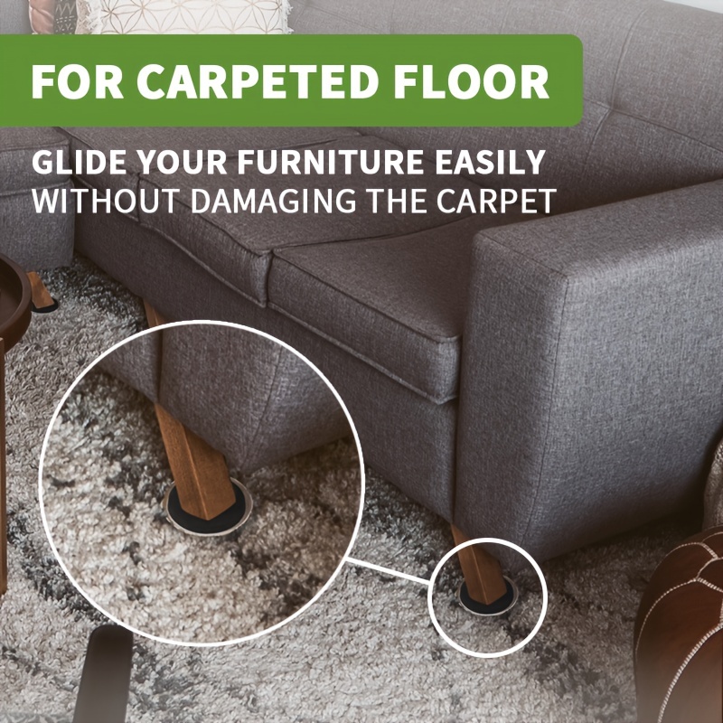 8 Big Furniture Sliders for Carpet