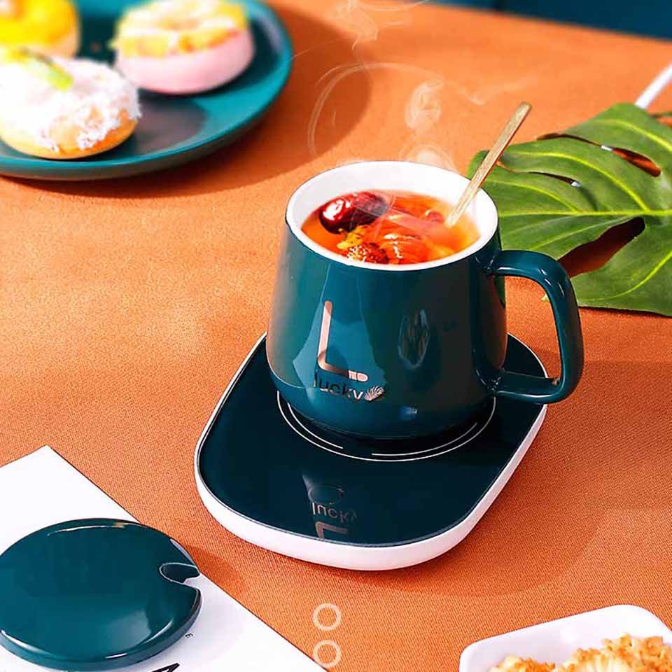 1pc Coffee Mug Heating Pad Cup Warmer Constant Temperature Coaster